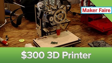 Awesome $300 3D Printer from PrintRBot Maker Faire 2013