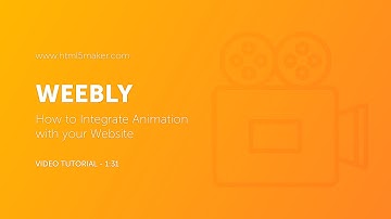 Weebly: How to Add your Animation into your Weebly website