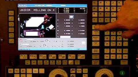 Fagor 8055 MC Icon Based Conversational Programming Surface Milling