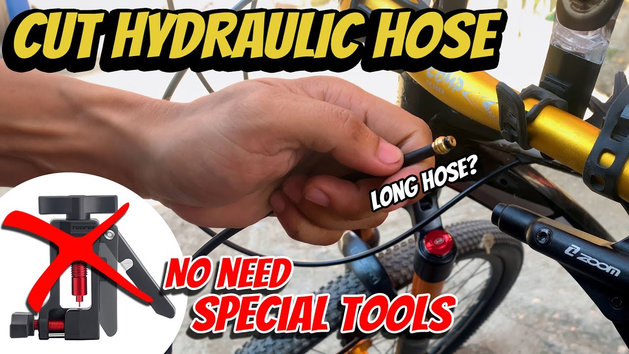 How to Cut Hydraulic Brake on MTB Without Special Tools Easy Stepby
