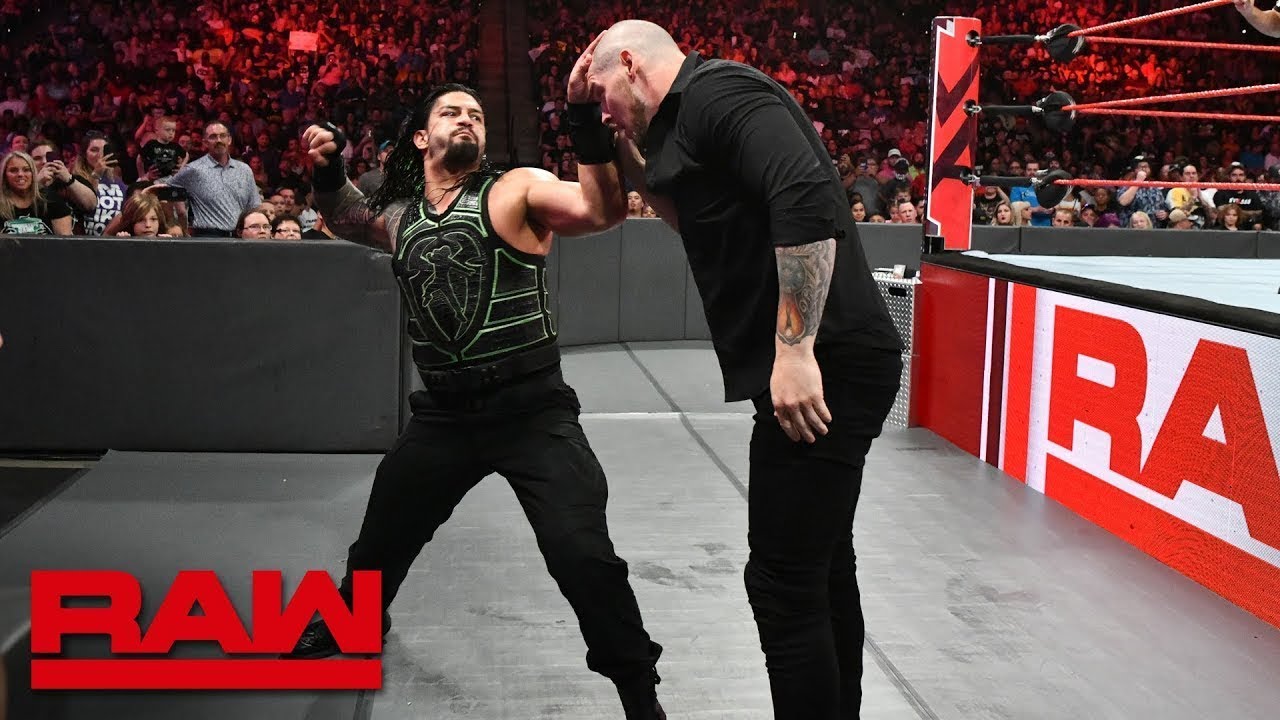 Roman Reigns vs. Constable Baron Corbin: Raw