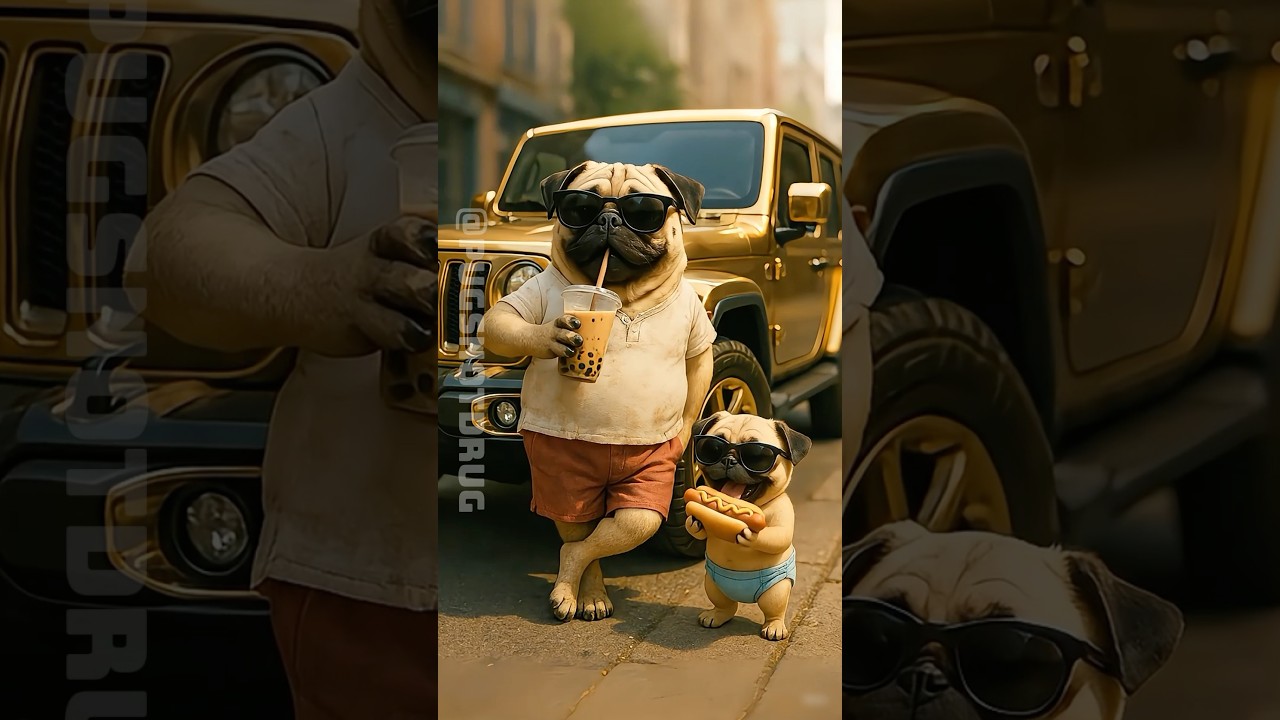 🐶🐾 Poor Pug & Puppy Ep.4 – Puppy Pug’s Surprise Gift 🎁