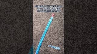 (flash tw) Part 1: Day 6 of adding one bead to my kandi snake for every subscriber I get #snake