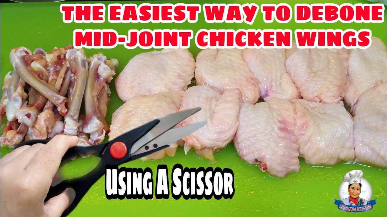 THE EASIEST WAY TO DEBONE CHICKEN WING(MIDJOINT CHICKEN WING)/HOW TO
