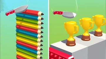 Slice It All Gameplay! Satisfying and Relaxing ASMR Slicing Video