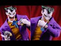 New Mezco Toyz Joker Batman Animated Series action figure in hand by Issac Wong preorder Titan Toyz
