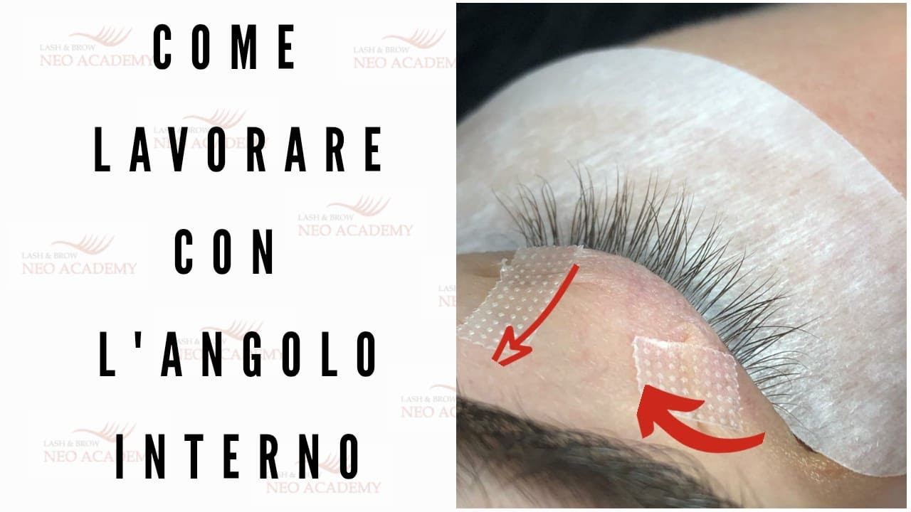 EXTENSION CIGLIA - COME LAVORARE CON LA PARTE INTERNA DELL'OCCHIO (video pratico)