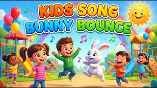 🌈 Bunny Bounce Song for Kids 🐰 | Joyful Sing Along & Dance Party