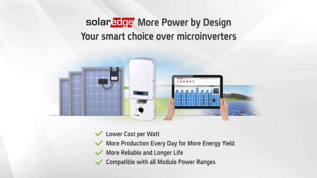 SolarEdge Comparison to Microinverters - YouTube