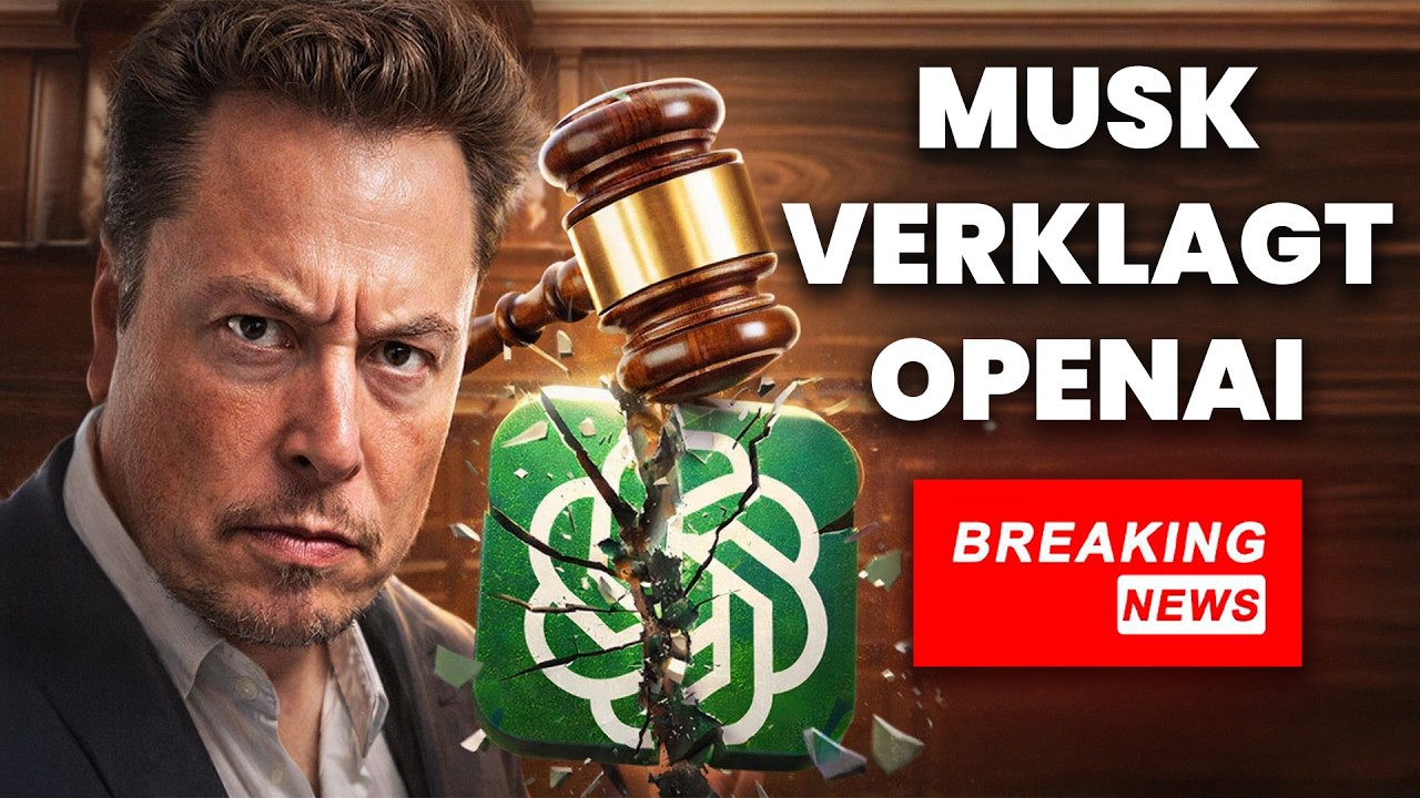 Elon Musk ZERSTÖRT OpenAI?! (150 Mrd $ Klage)
