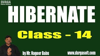 HIBERNATE Online Training ||  Class - 14 || by Nagoor Babu On 08-12-2018