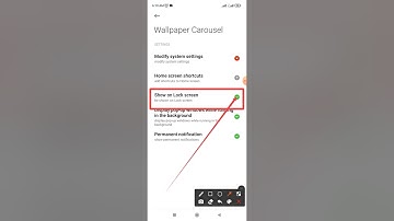 How to fix wallpaper carousel app show on lock screen setting