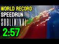 Subliminal | Playplace (To Memory Lane) Level WORLD RECORD | 2:57 SPEEDRUN
