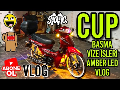 CUP VİZEYE GİRME AMBER LED DÖŞEME ANGEL FAR BASMA VLOG #İzmir #BerkCakmak #Cup #Moto35