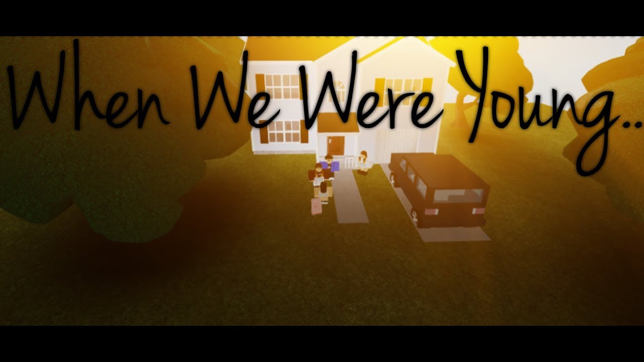 When We Were Young Adele Roblox Music Film Sad Mini Movie - when we were young roblox music video