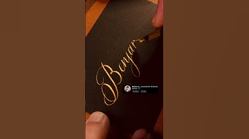 How to write Benjamin a little bit fancier ✍️ #calligraphy #penmanship #lettering #asmr #satisfying