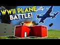 LEGO WWII PLANE DOGFIGHT & BASE BATTLE! - Brick Rigs Multiplayer Gameplay - Lego Airplane Battle