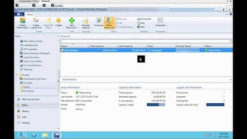 Adding an EMC VMAX and creating a LUN in Microsoft SCVMM 2012 SP1