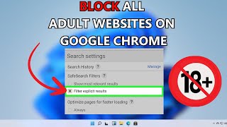 how to block all adult websites on google chrome in any windows pc or laptop (2023)