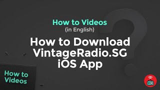How to Download VintageRadio.SG iOS App in English screenshot 4
