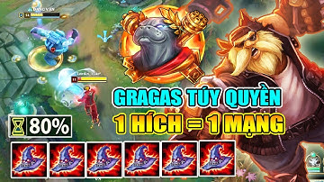 SỬ DỤNG TÚY QUYỀN TRONG URF VỚI GRAGAS 1 HÍCH BỤNG = 1 KILL!