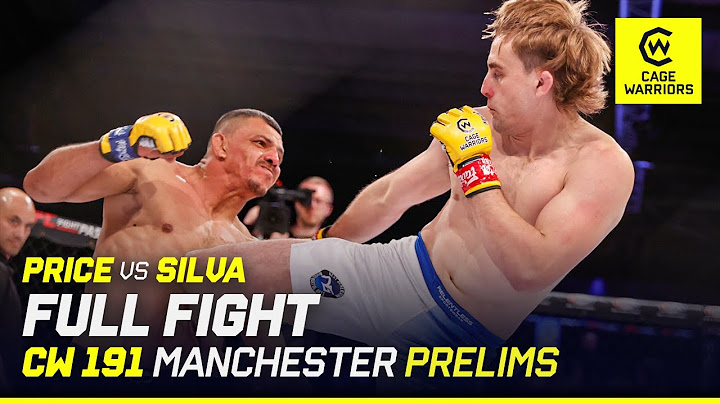 THE BEC GOES “CRAZY” 🤯 | Chris Price vs. Tony Silva | FULL FIGHT | CW 191 Manchester