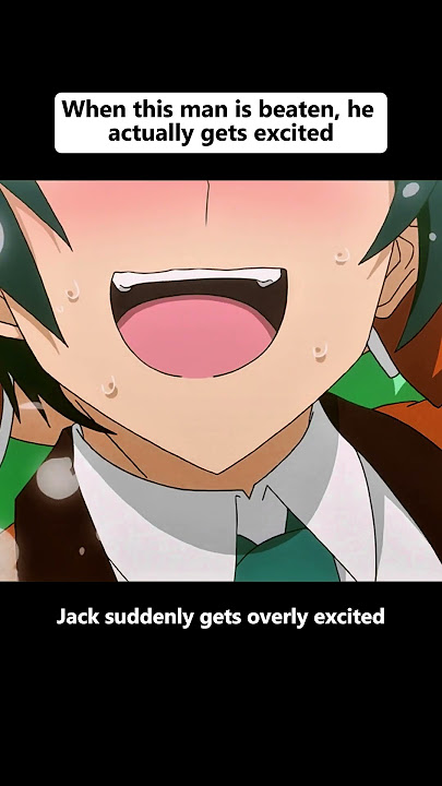 When this man is beaten, he actually gets excited #anime #animeweeb #animejokes #animefan