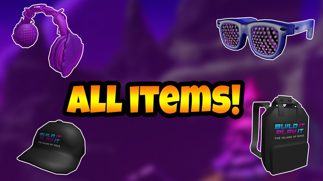 [EVENT] HOW TO GET ALL FOUR ITEMS IN THE ISLAND OF MOVE EVENT! | Roblox
