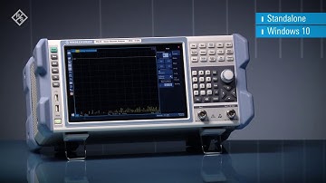 The R&S®ZNLE vector network analyzer is highly compact