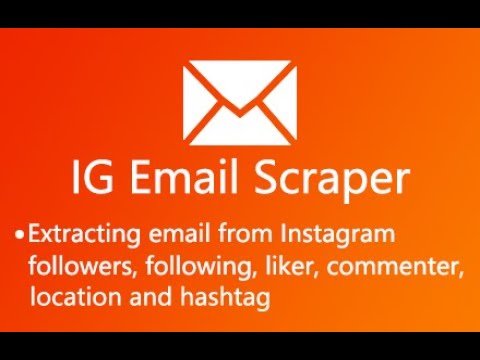 IG Email Scraper - Extractor for Instagram video preview 2