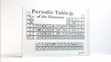 Original Periodic table with REAL elements inside