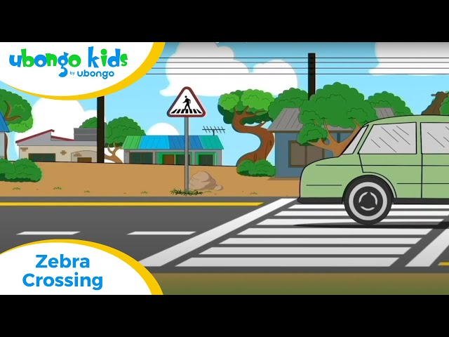 Zebra Crossing Rules: Road Safety | At school with Ubongo Kids | African Educational Cartoons