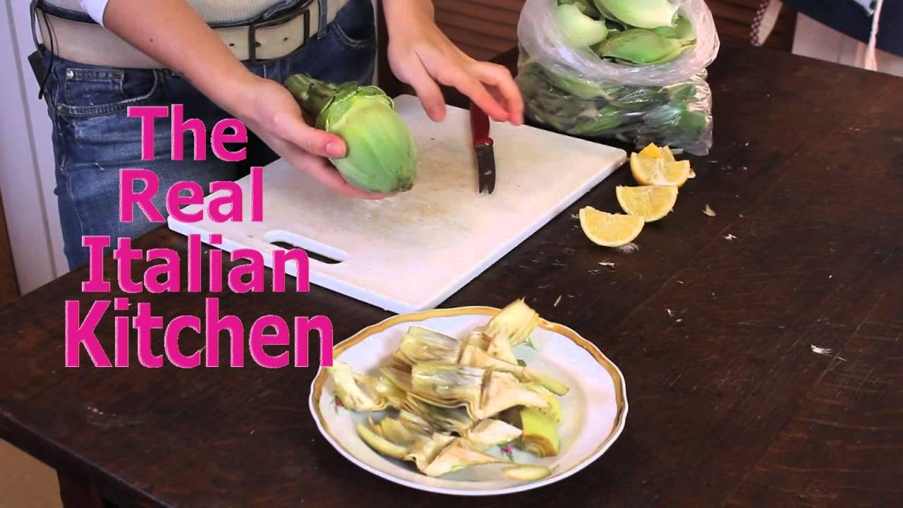 Quick Tips: How To Clean an Artichoke FOR BEGINNERS - Real Italian Kitchen
