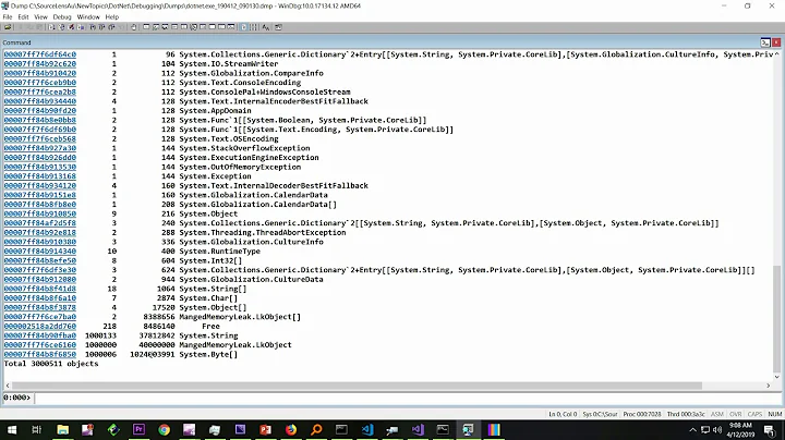 .NET (core) debugging - Part 4 - Debugging Managed memory leak