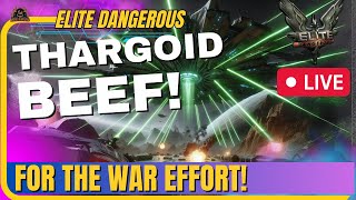 Thargoid AX combat- Elite Dangerous  LIVE [PARTNER]