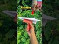Paper Plane With Launcher #handmade #minivlog #diy #youtubeshorts #shortsvideo #shorts