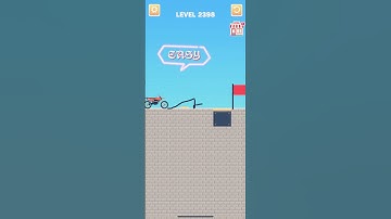 Draw bridge puzzle game level 2398 #drawing #game #Shorts