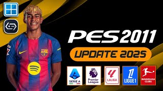 6GB!! DOWNLOAD PES 2011 PATCH UPDATE SEASON 2025 Work Android Winlator, Gamehub \u0026 PC