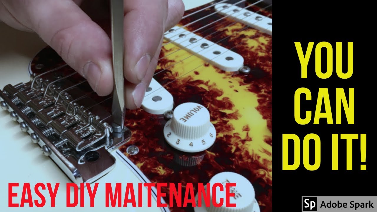 Electric guitar maintenance YouTube