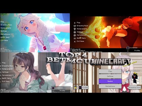Top 4 UI Anime UI For MCPE 1.21+ | Betmc Anime UI Pack
