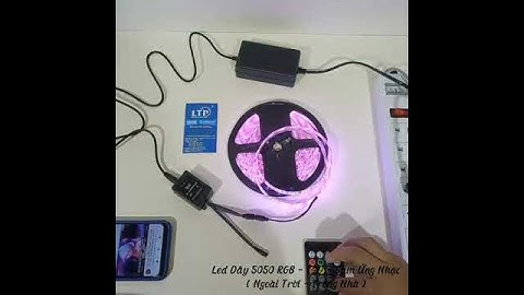 Led Dây 12v RGB 5050 - Cảm ứng theo nhạc