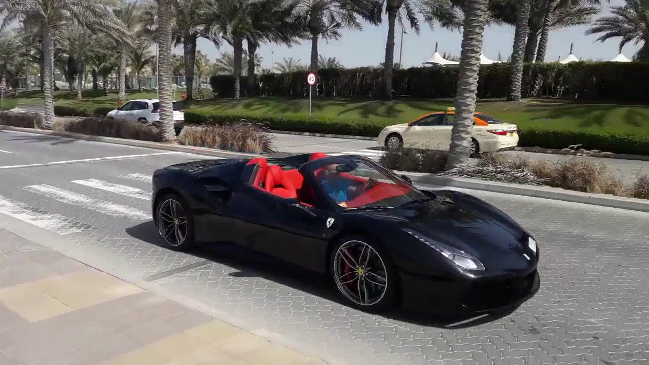 Феррари 458 Спайдер черная