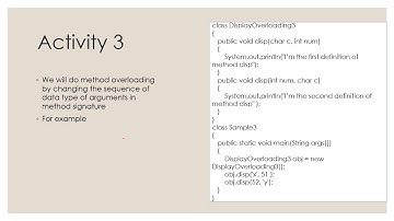 #java |#oop |#polymorphism |#method | Polymorphism Method Overloading in Java Lab Exercise