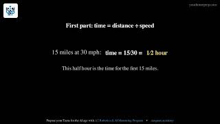 2019 AMC 8 - Problem 16 Averaging Qiang s Speed Your Future Prep