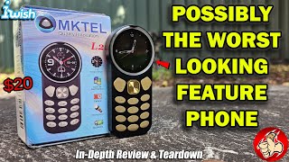 (iWish) The $20 MKTEL L2 Feature Phone has a Circle Display...it's an odd looking thing