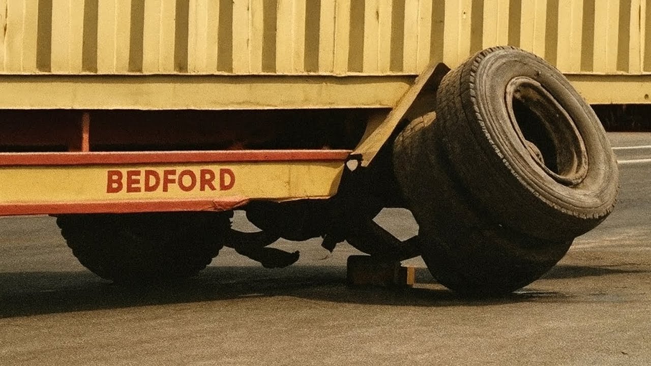 “Bedford Truck Axle Collapse – Heavy Load Failure”