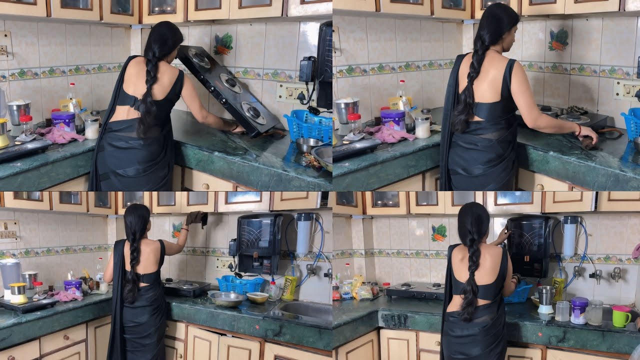 Deep cleaning my kitchen || house wife home cleaning vlog || kitchen cleaning tips and tricks 