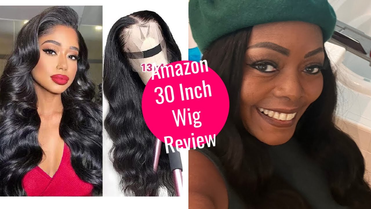 Amazon Wig Review TAYESHA 30 in Body Wave Lace Front Wigs 13x4 Human Hair Lace Frontal Wig