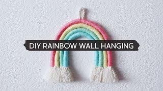 DIY Rainbow Wall Hanging