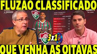 FLUZÃO CLASSIFICADO! MIDIA ESPORTIVA SE RENDE AO FLUMINENSE! CLASSIFICAÇÃO HEROICA!